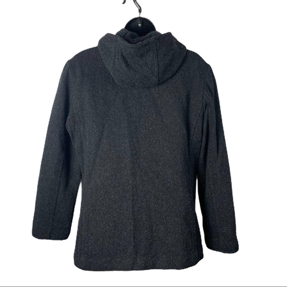 Gray Gap Wool Blend Coat Jacket - image 3